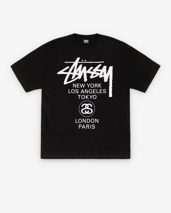Stüssy - World Tour T-Shirt - (Black)