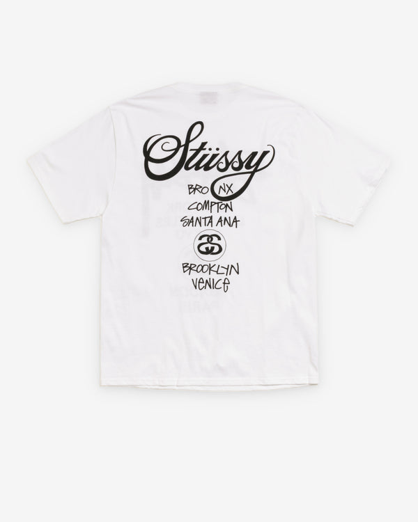 Stüssy - World Tour T-Shirt - (White)