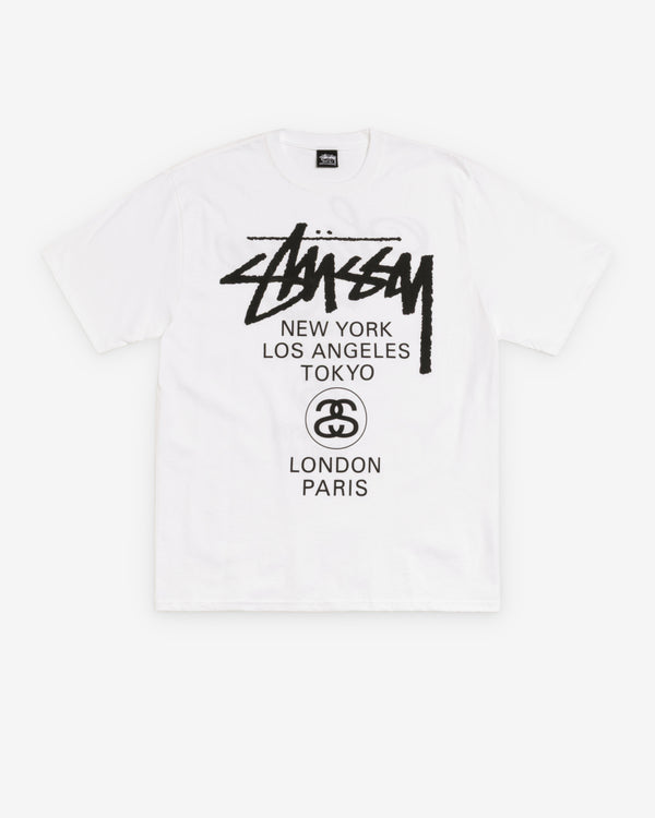 Stüssy - World Tour T-Shirt - (White)