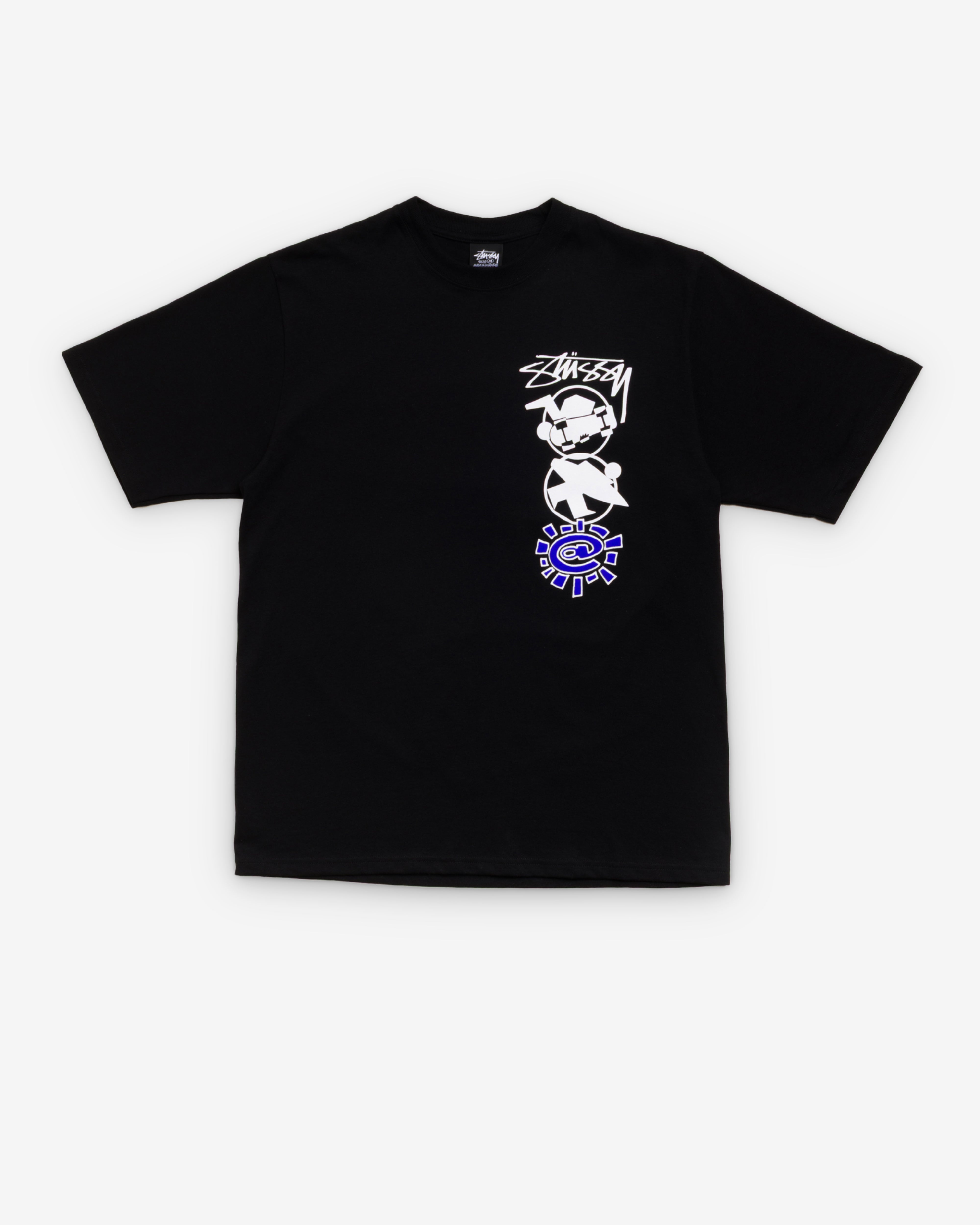 Always Do What You Should Do Tシャツ Stüssy: Men's Always Do What You Should Do Stack Tee (Black