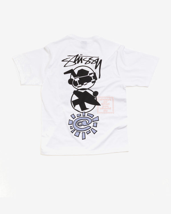Stüssy - Men's Always Do What You Should Do Stack Tee - (White)