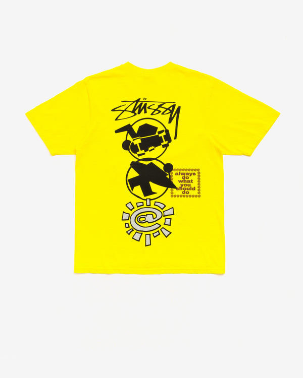 Stüssy - Men's Always Do What You Should Do Stack Tee - (Yellow)