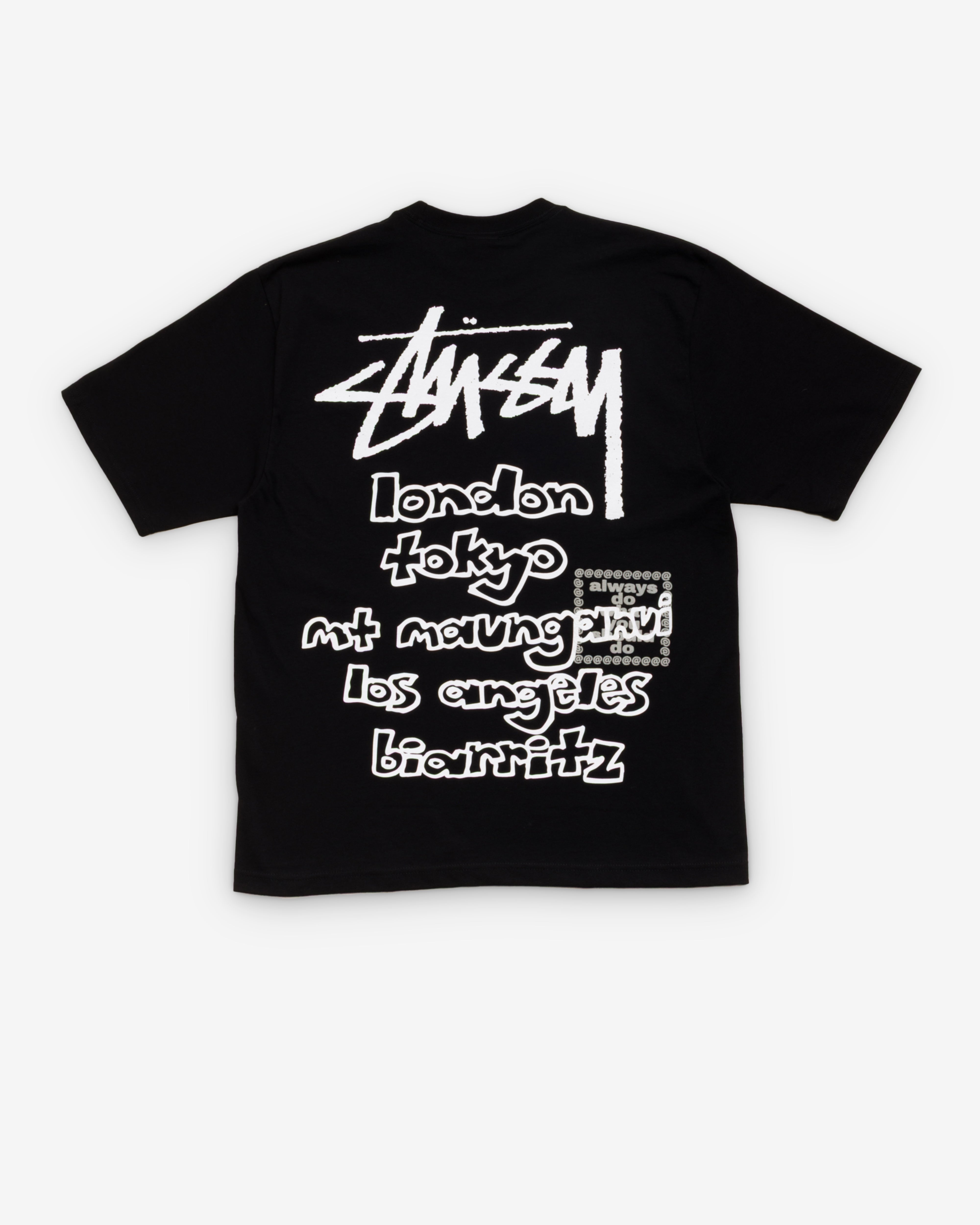 Stüssy: Men's Always Do What You Should Do World Tour Tee (Black