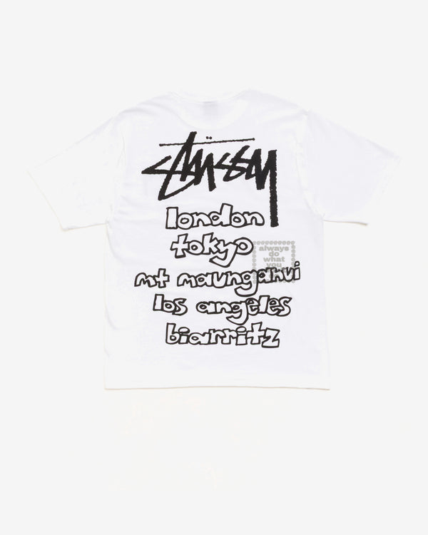 Stüssy - Men's Always Do What You Should Do World Tour Tee - (White)