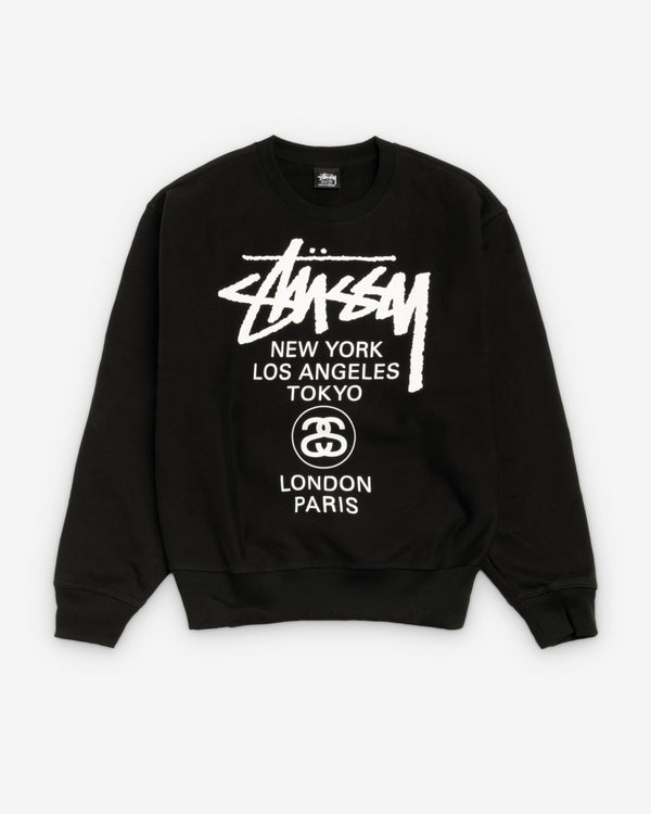 Stüssy - World Tour Crew - (Black)