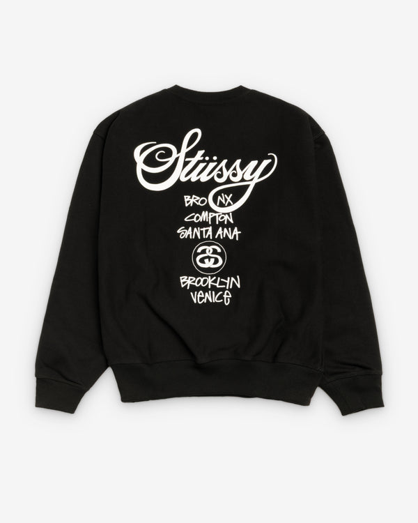 Stüssy - World Tour Crew - (Black)