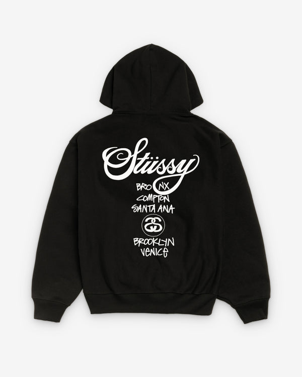 Stüssy - World Tour Hood - (Black)