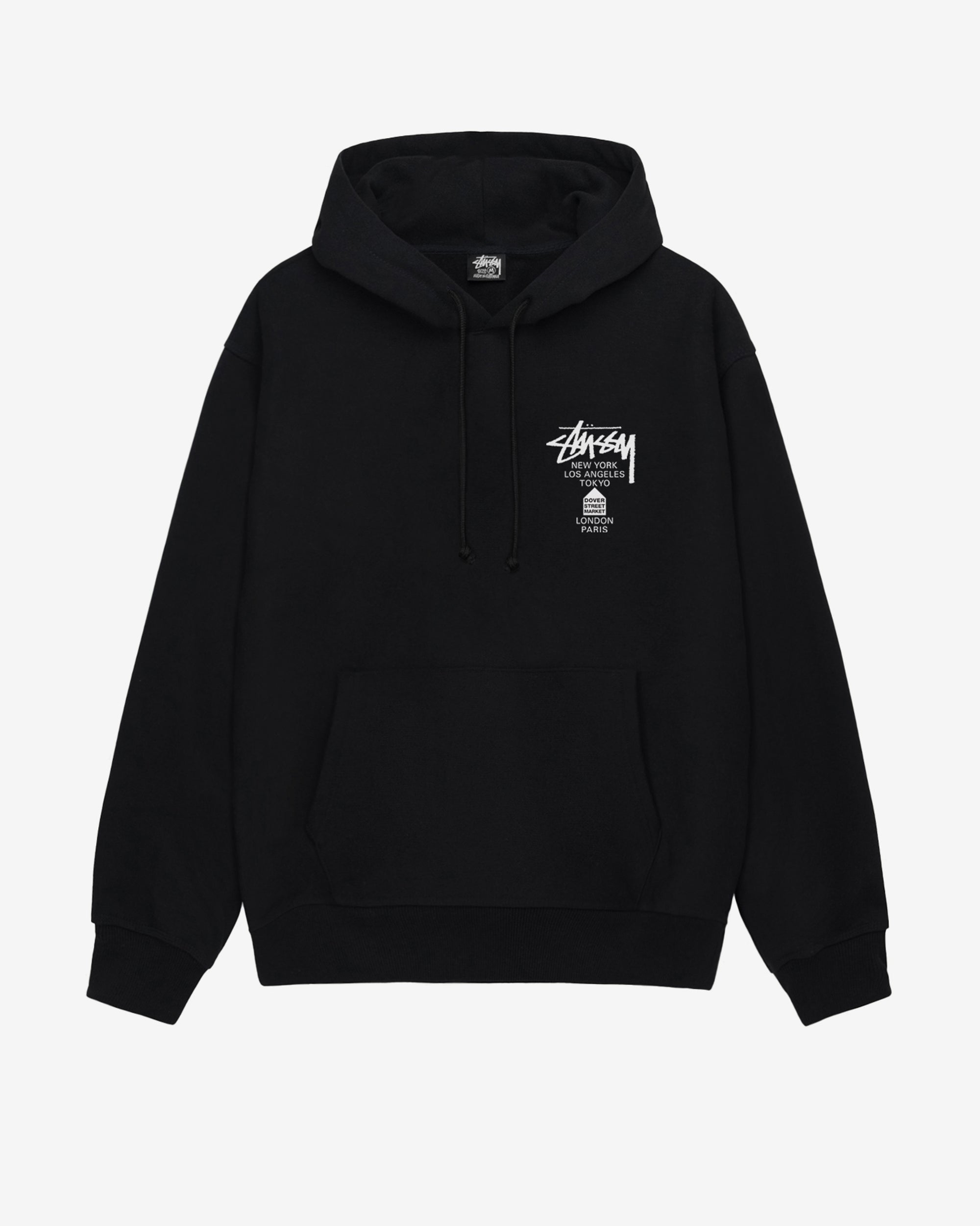 Stüssy: Men's DSM World Tour Hoodie (Black) DSML E-SHOP
