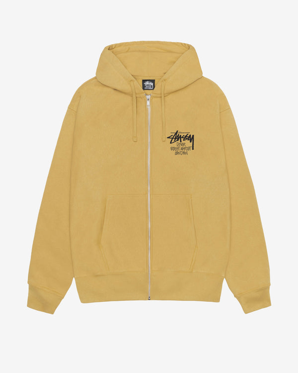 Stussy - Men's DSM London Zip Hood - (Curry)