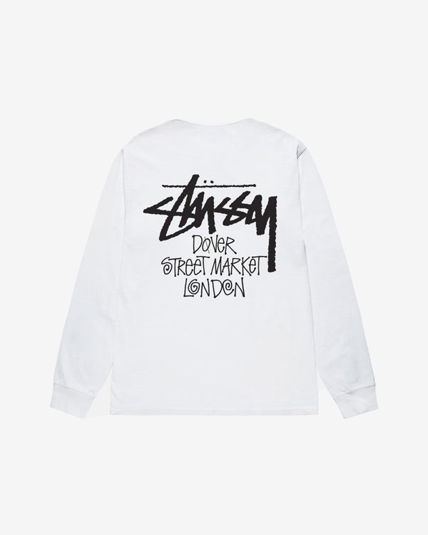 Stüssy - Men's DSM London Long Sleeve T-Shirt - (White)