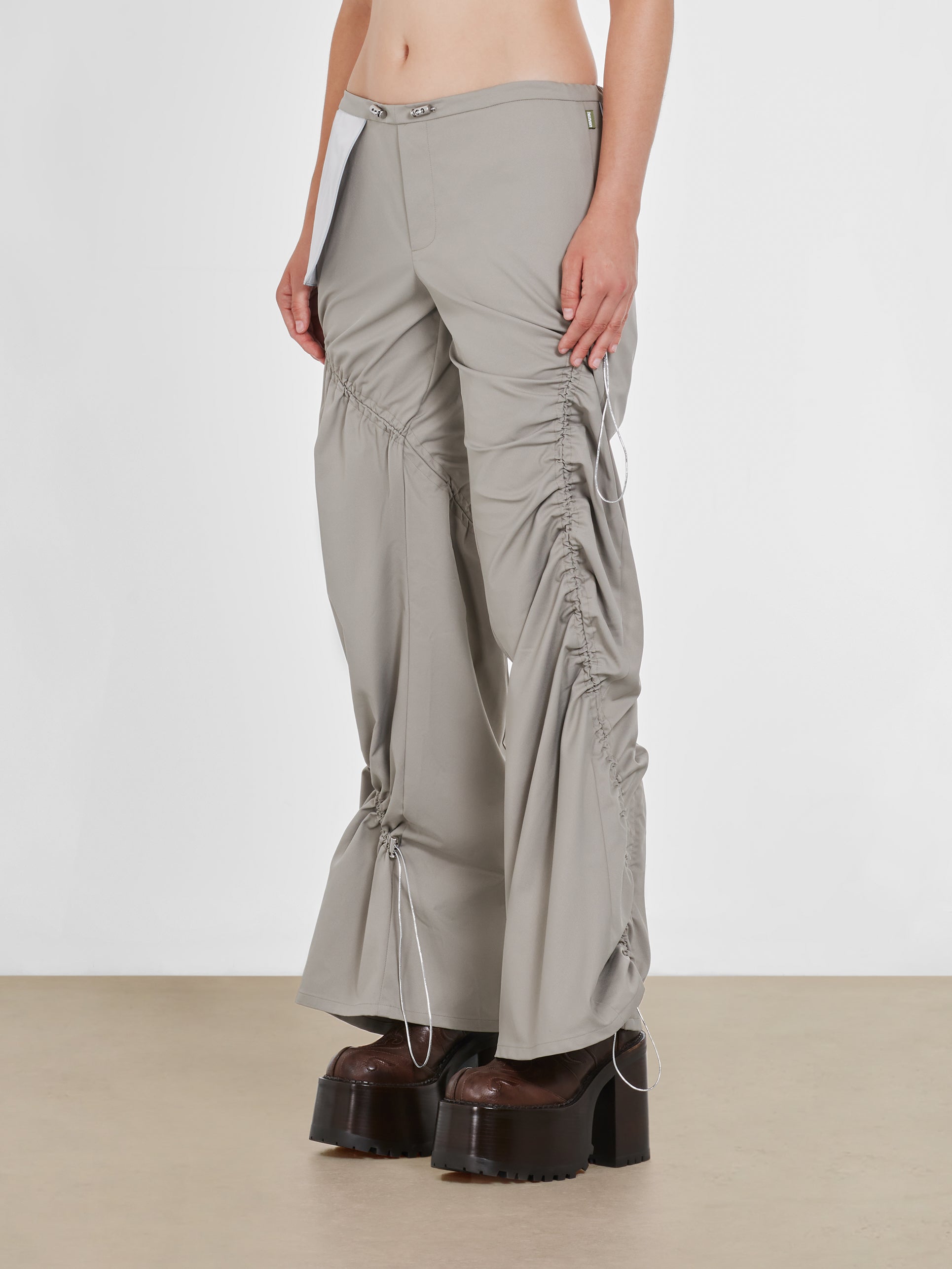 Heaven By Marc Jacobs - Women’s Gathered Wide Leg Pant - (Military) view 2