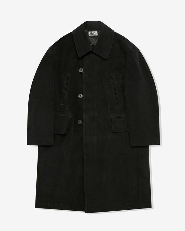 3Man - Men's Overcoat - (Black)