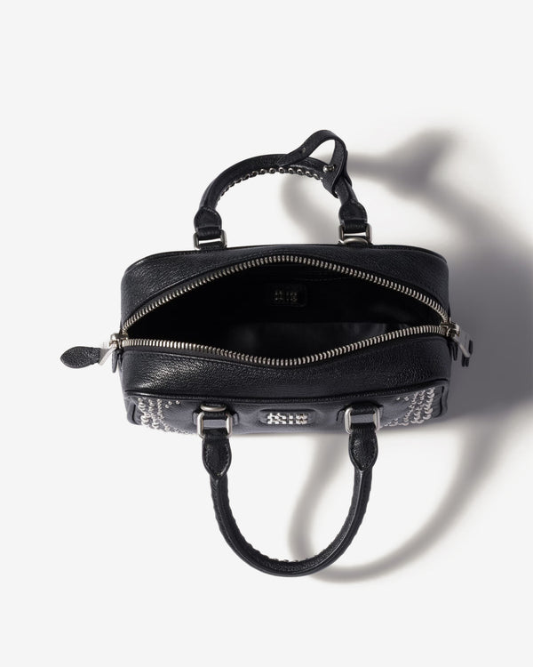 Miu Miu - Arcadie Studded Leather Bag - (Black)