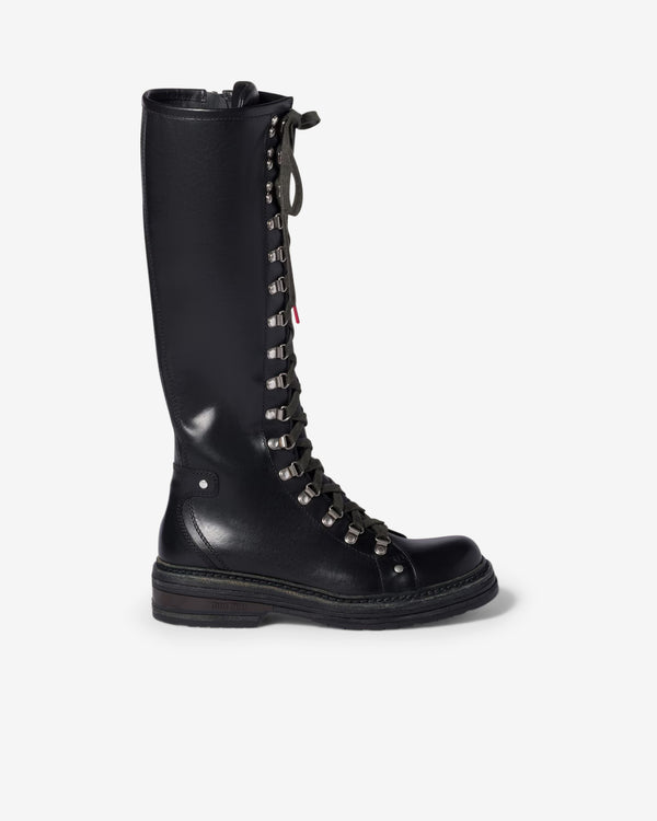 Miu Miu - Leather Boots - (Black)