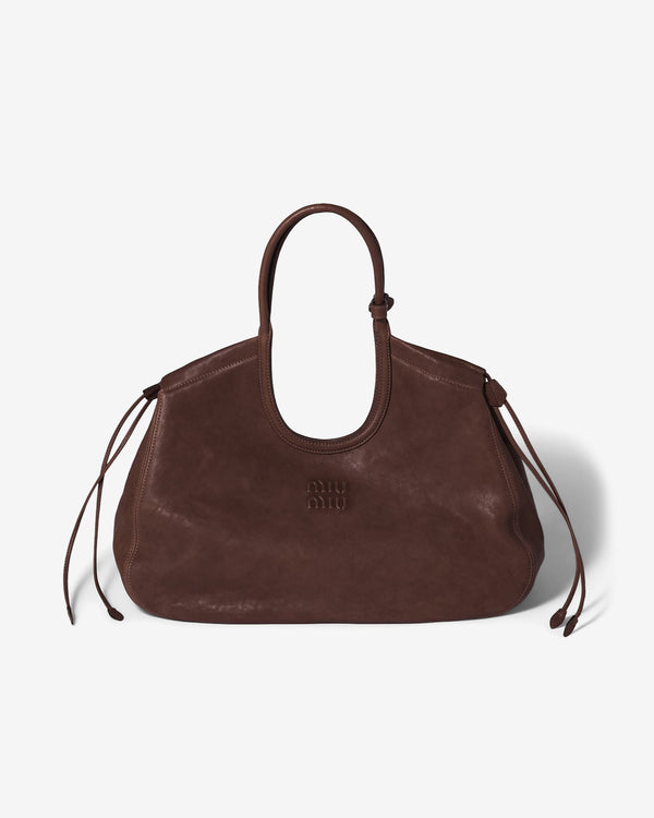 Miu Miu - Ivy Nappa Leather Shopping Bag - (Briarwood)