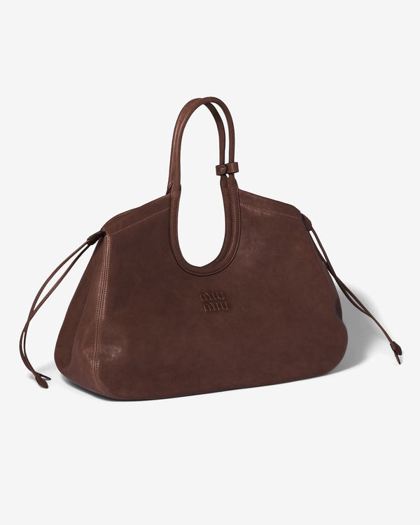 Miu Miu - Ivy Nappa Leather Shopping Bag - (Briarwood)