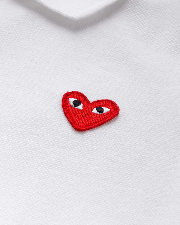 Play - Red Kid’s Polo Shirt - (White)