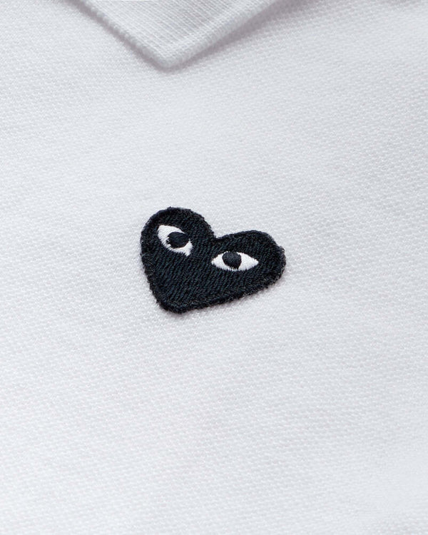 Play - Black Kid’s Polo Shirt - (White)