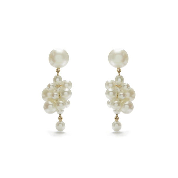 Sophie Bille Brahe - Botticelli Pearl Earrings - (YG)