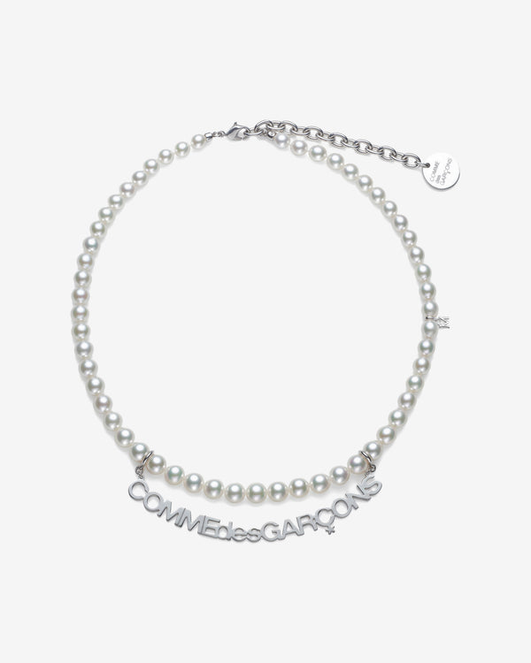 Comme des Garçons - Mikimoto Logo Necklace - (Silver)