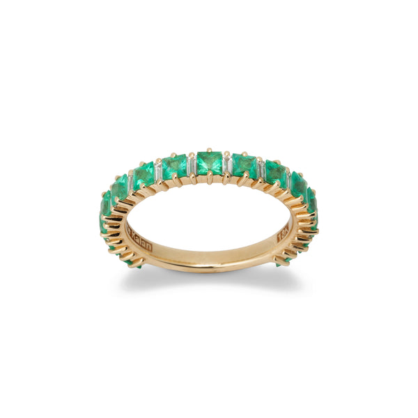 Suzanne Kalan - Emerald & Diamond Ring
