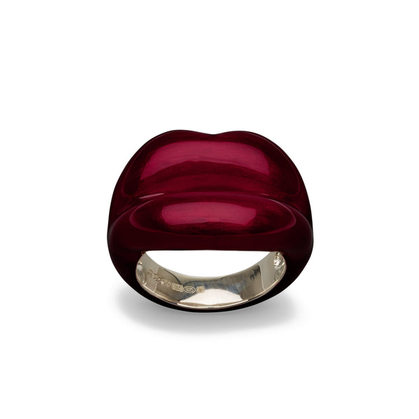 Solange - Hotlips Ring In Black Cherry