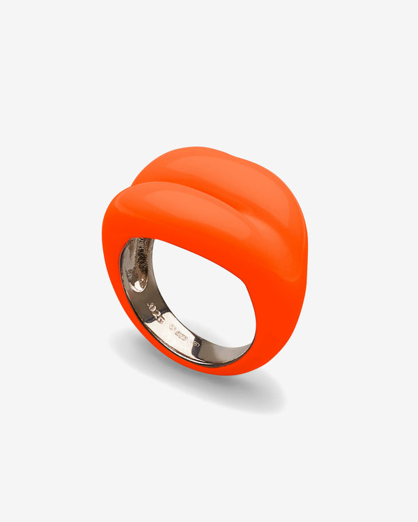 Solange - Hotlips Ring - (Neon Orange)