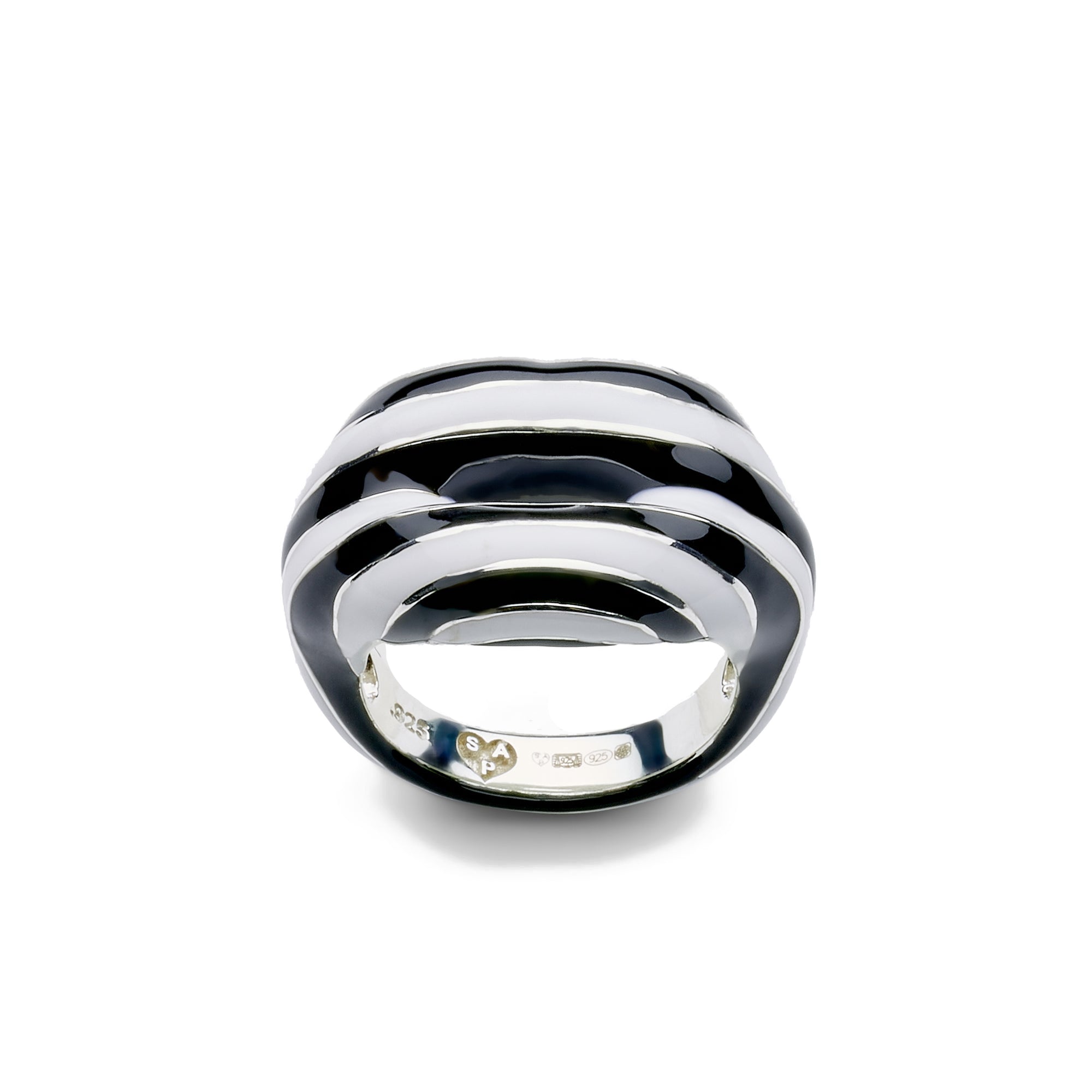 Solange - DSM Special Hotlips Ring in Stripe view 2
