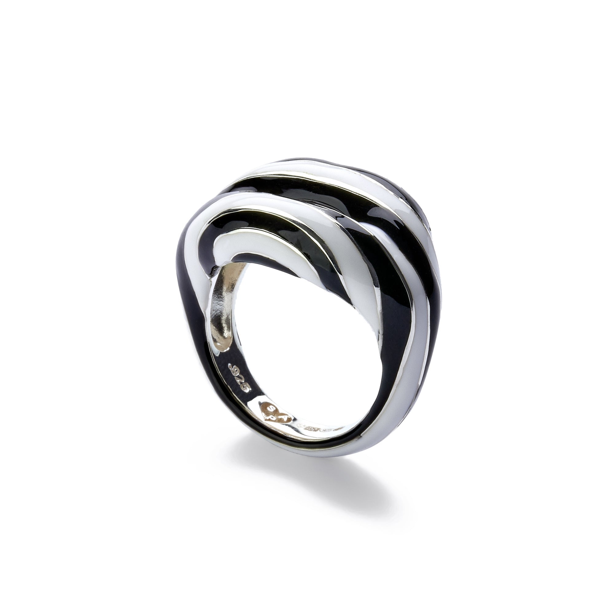 Solange - DSM Special Hotlips Ring in Stripe view 3