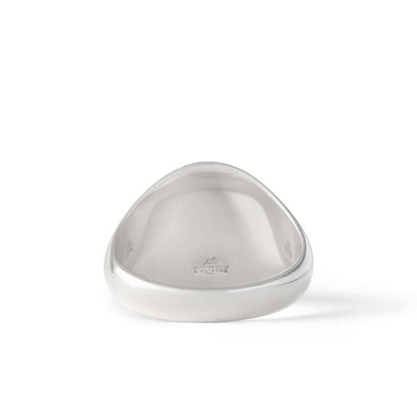 BUNNEY - Signet Ring With Gold Bark Detail