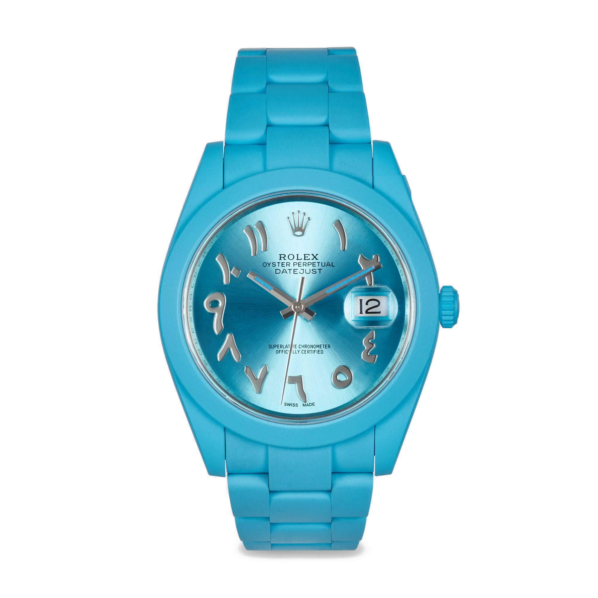 Private Label Dubai Ltd: Custom Rolex Datejust Sorbet with Arabic