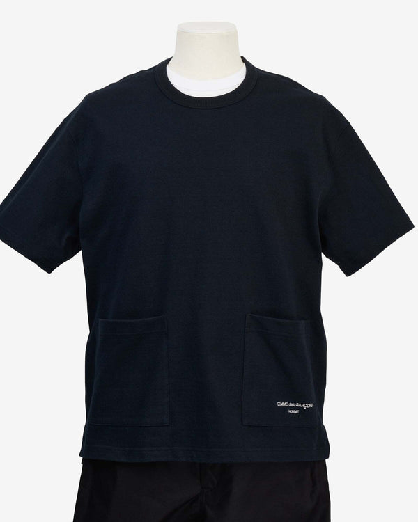 CDG Homme - Drop Pocket T-Shirt - (Navy)