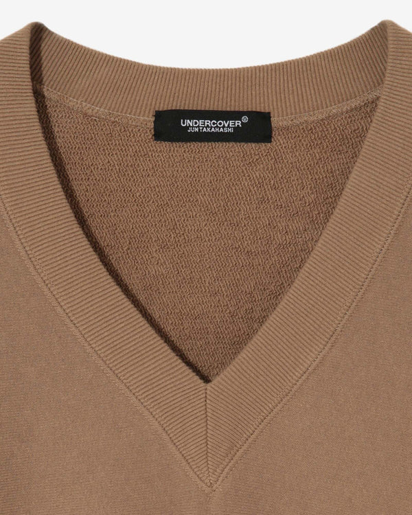 Undercover - Men’s V-Neck Pullover - (Beige)