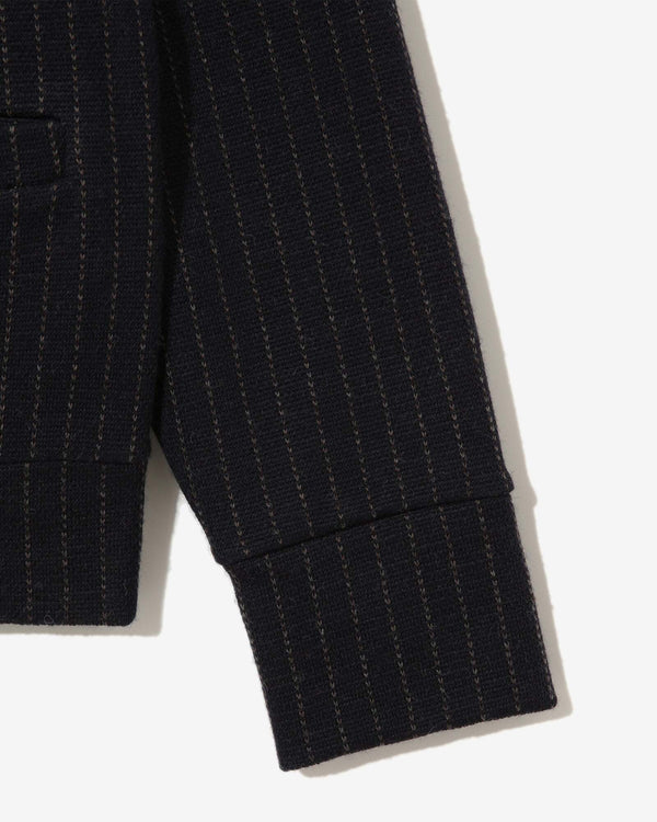 Undercover - Men’s Plaid Cardigan - (Navy Stripe)