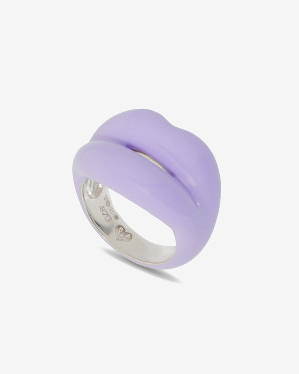 Solange - Pastel Lilac Hotlips Ring