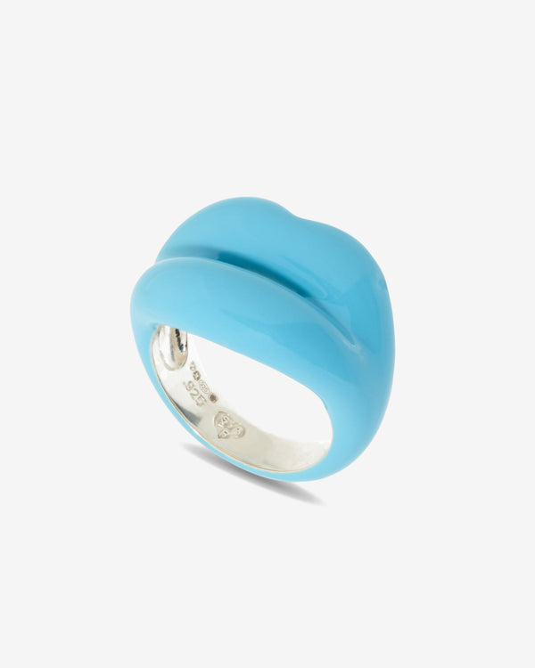Solange - Pastel Blue Hotlips Ring