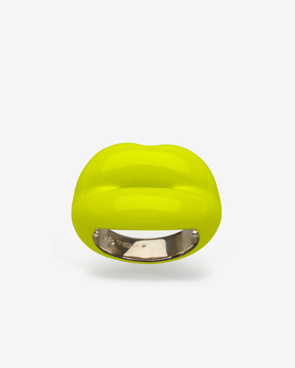 Solange - Neon Yellow Hotlips Ring
