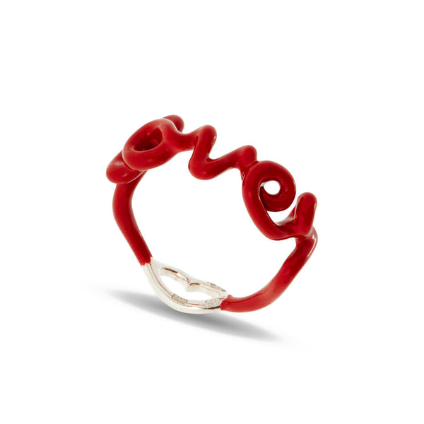 Solange - Lover Hotscripts Classic Ring in Red