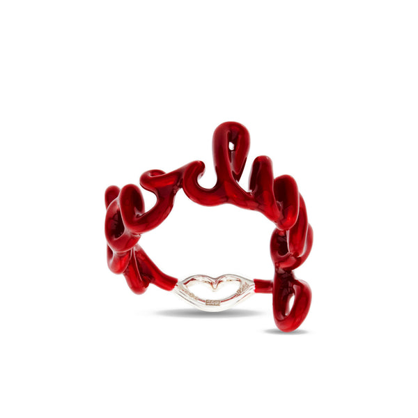 Solange - Darling Hotscripts Ring in Juicy Red