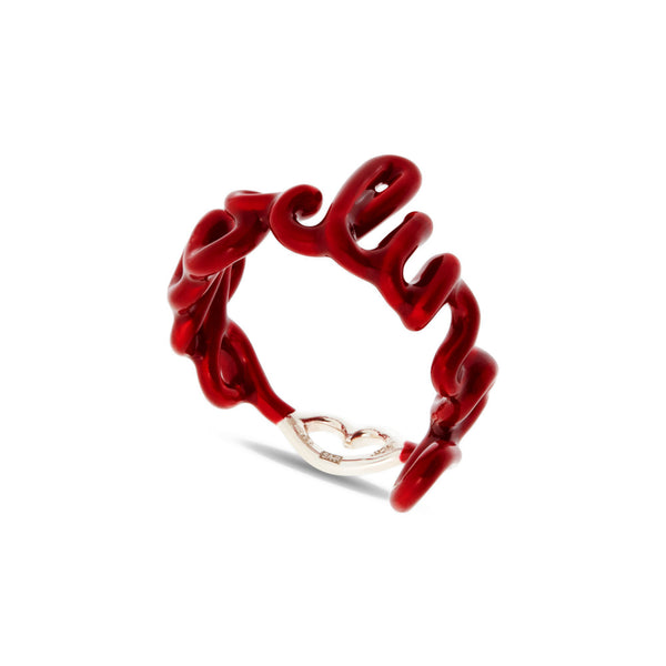 Solange - Darling Hotscripts Ring in Juicy Red