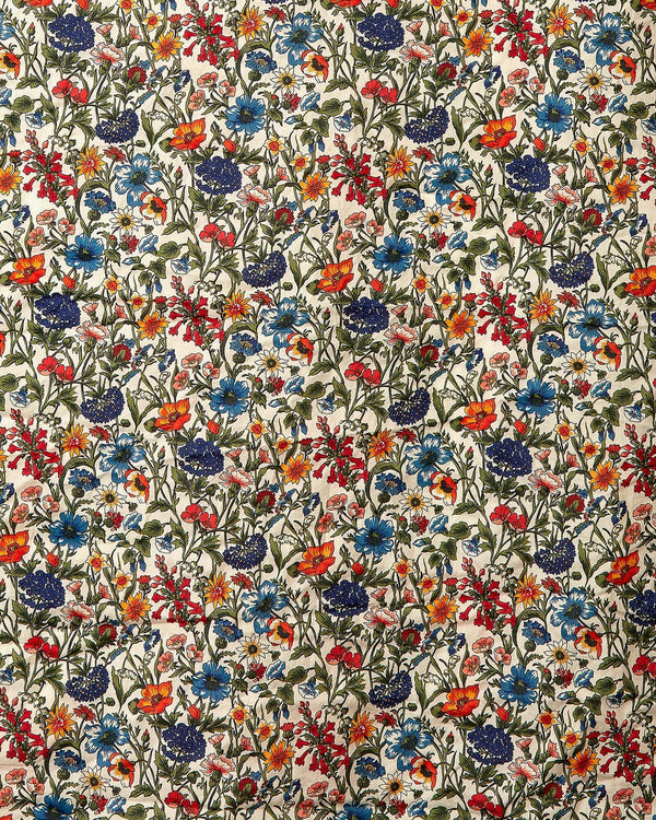 Daniela Gregis - DSM Exclusive Liberty Print Washed Shawl - (White/Green/Multi)