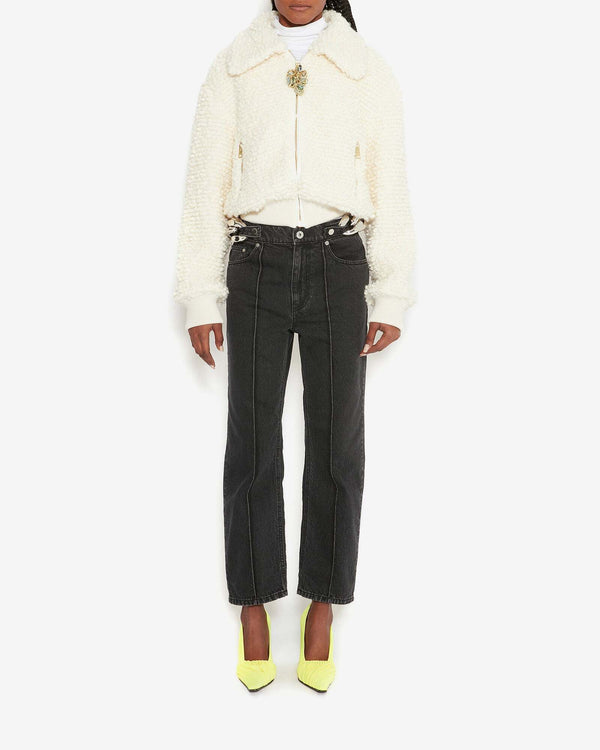 J.W. Anderson - Women’s Chain Link Straight Fit Jeans - (Black)