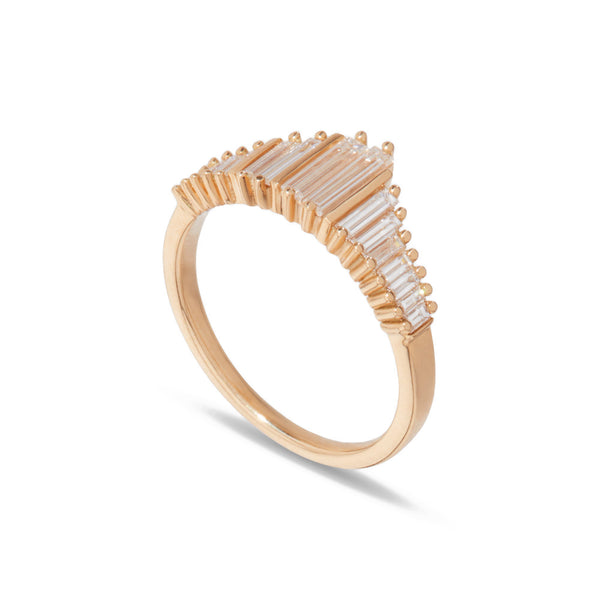 Artemer - Yellow Gold Needle Tiara Ring