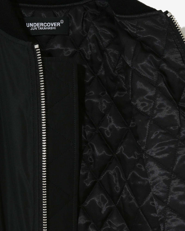 Undercover - Women’s Oversized Bomber Jacket - (Black)