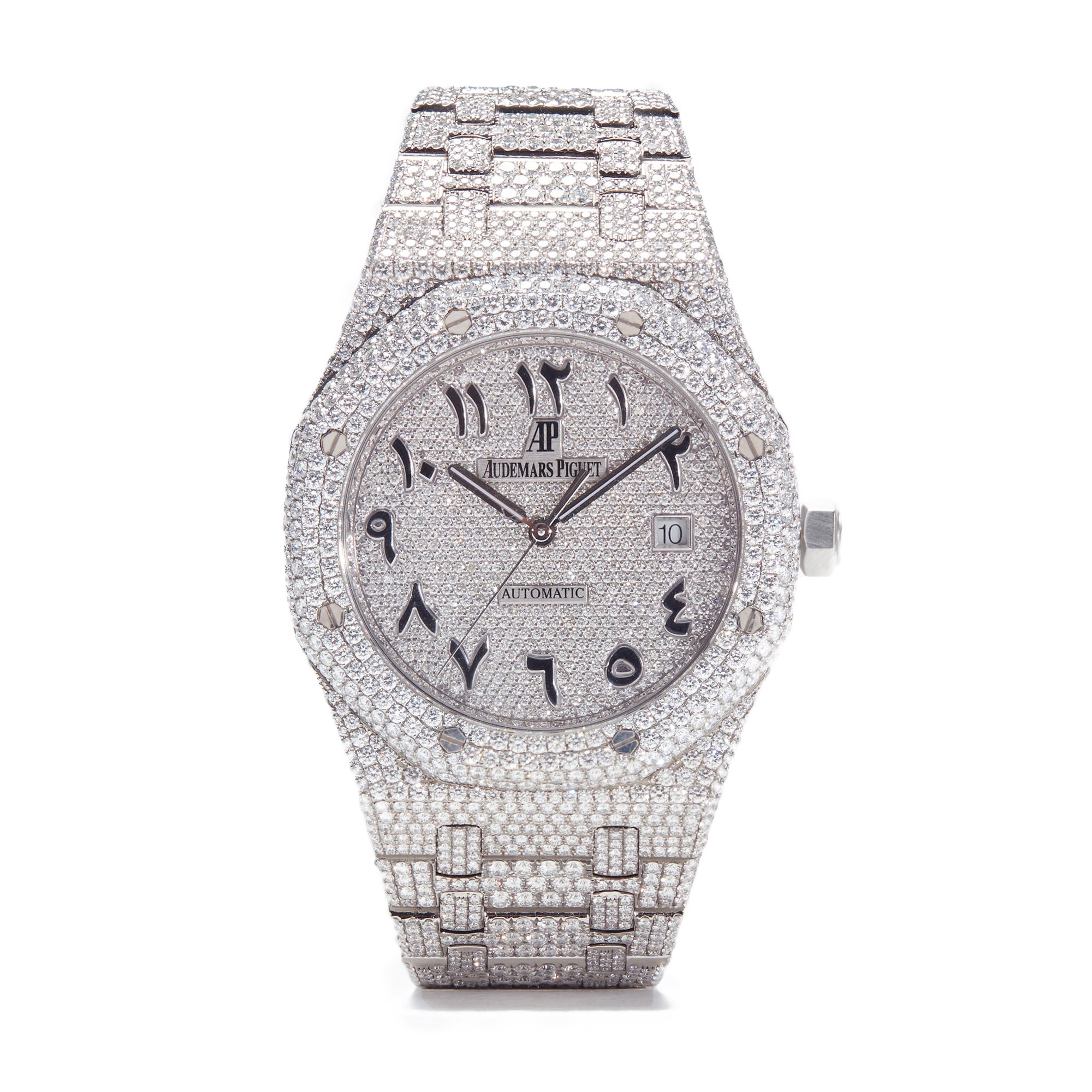 Ap diamond discount watch arabic dial