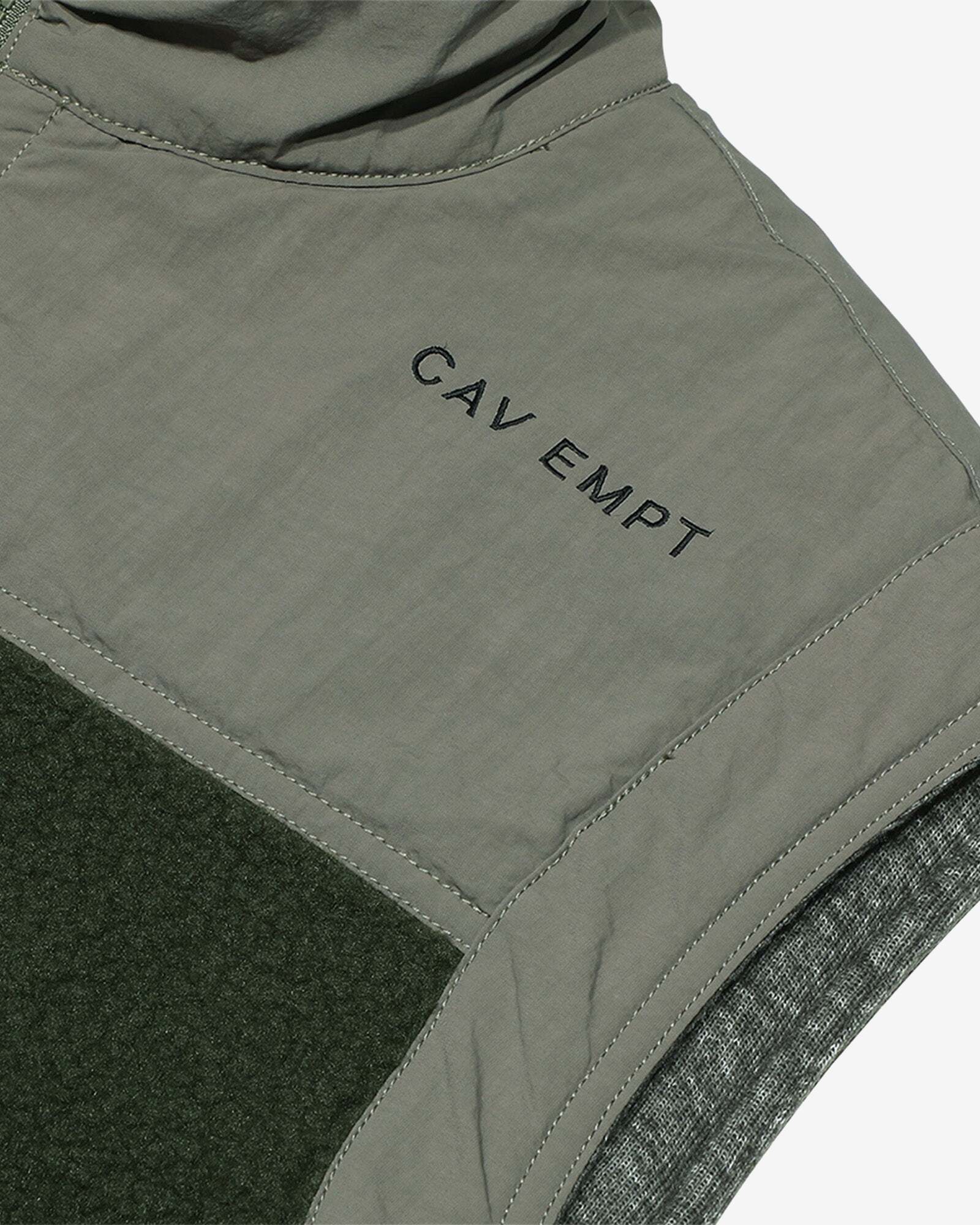 Cav Empt Boa Fleece Vest Green