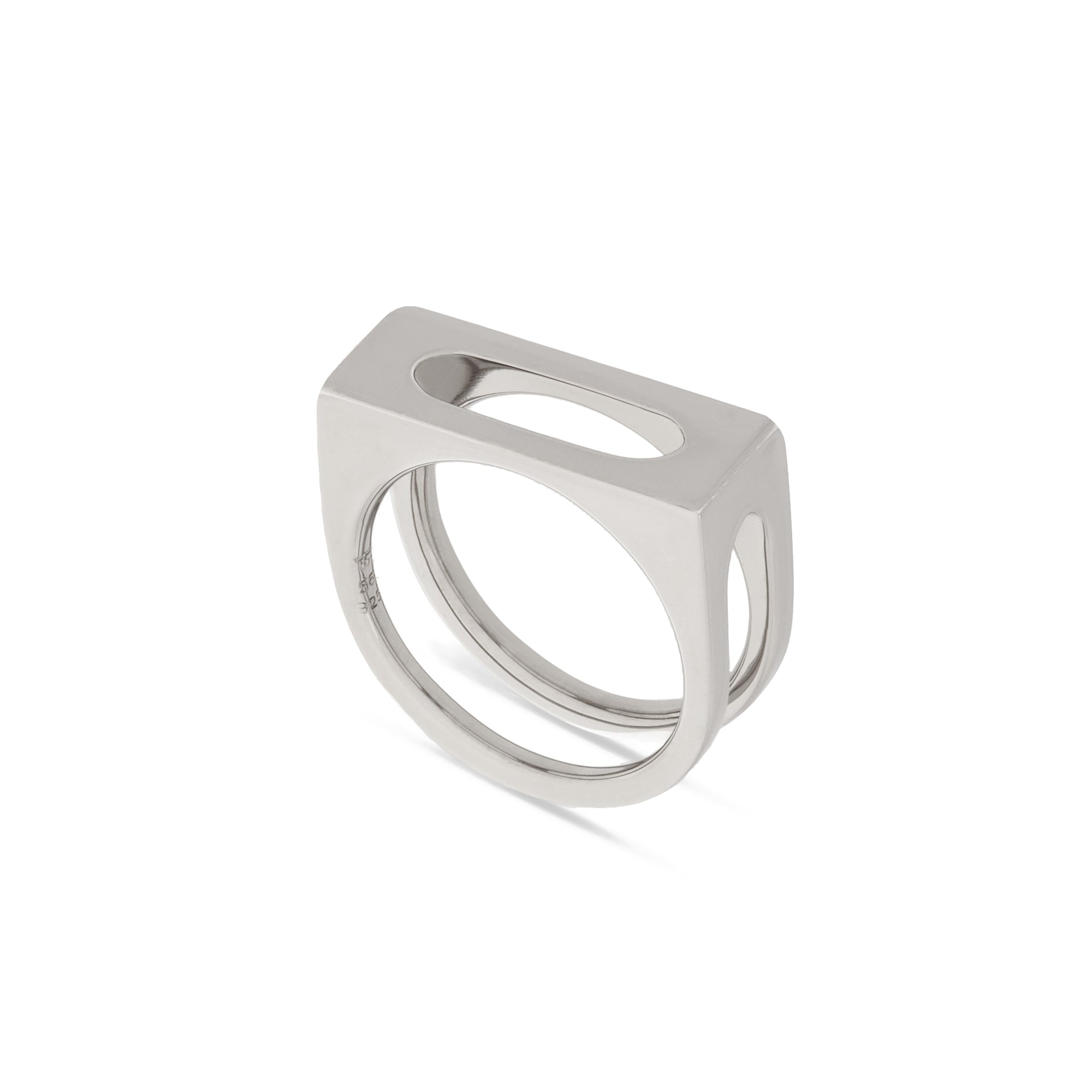 Tom Wood - Cage Ring Single - (Silver) view 3