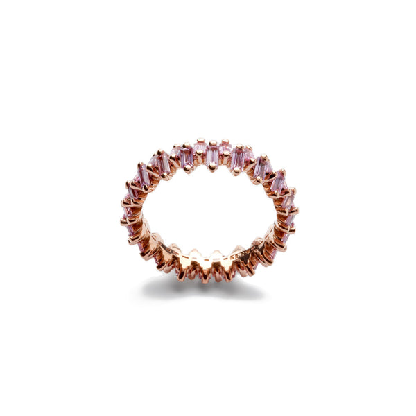 Suzanne Kalan - Pink Sapphire Step Ring