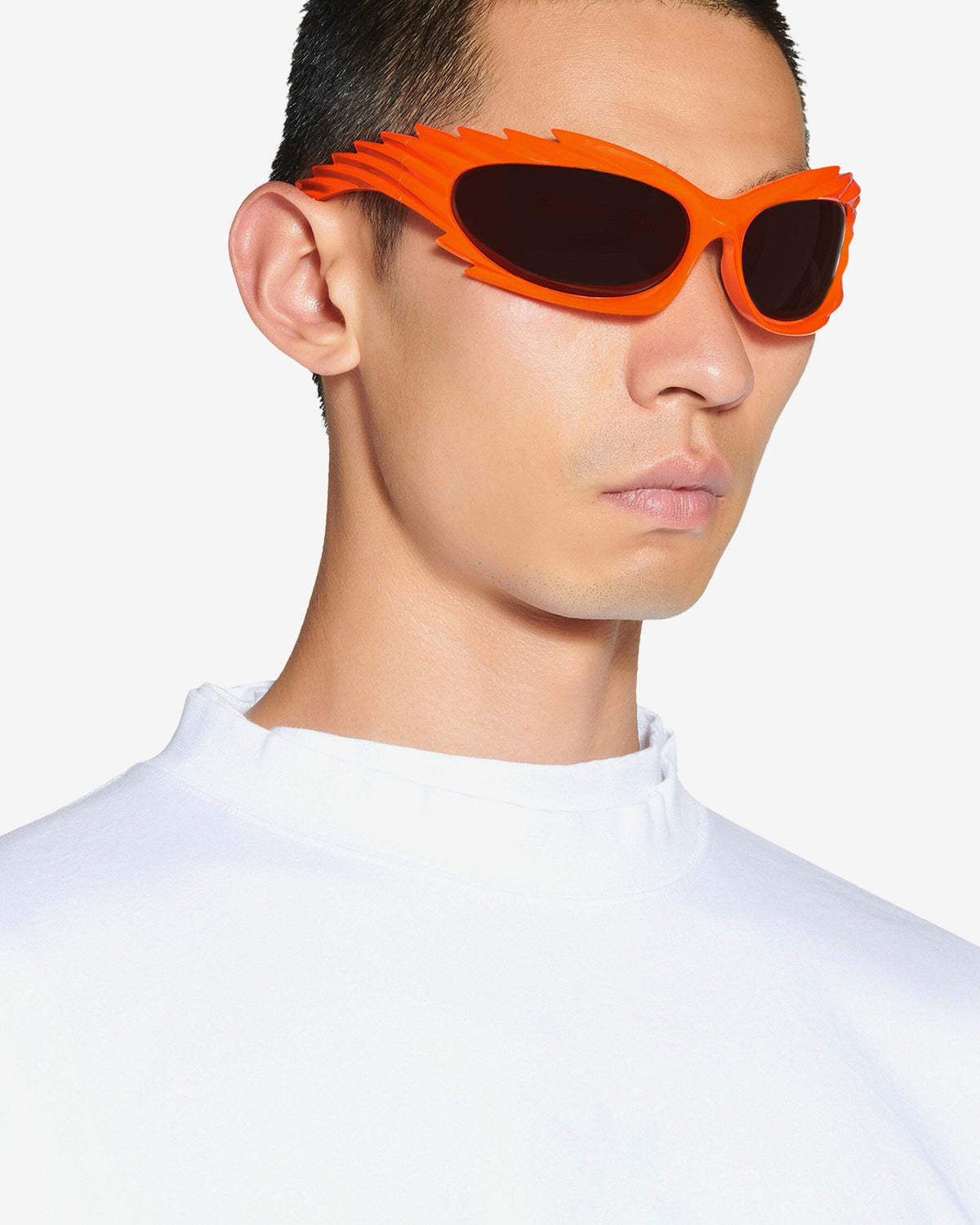balenciaga spike rectangle sunglasses