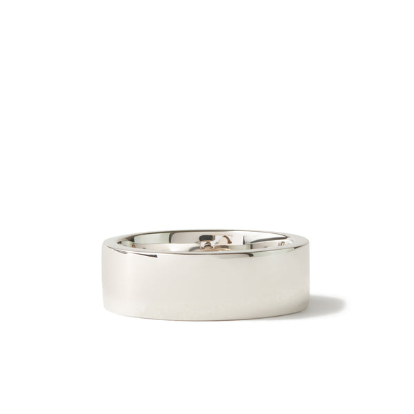 Suzanne Kalan - Thick Baguette Band - (White Gold)